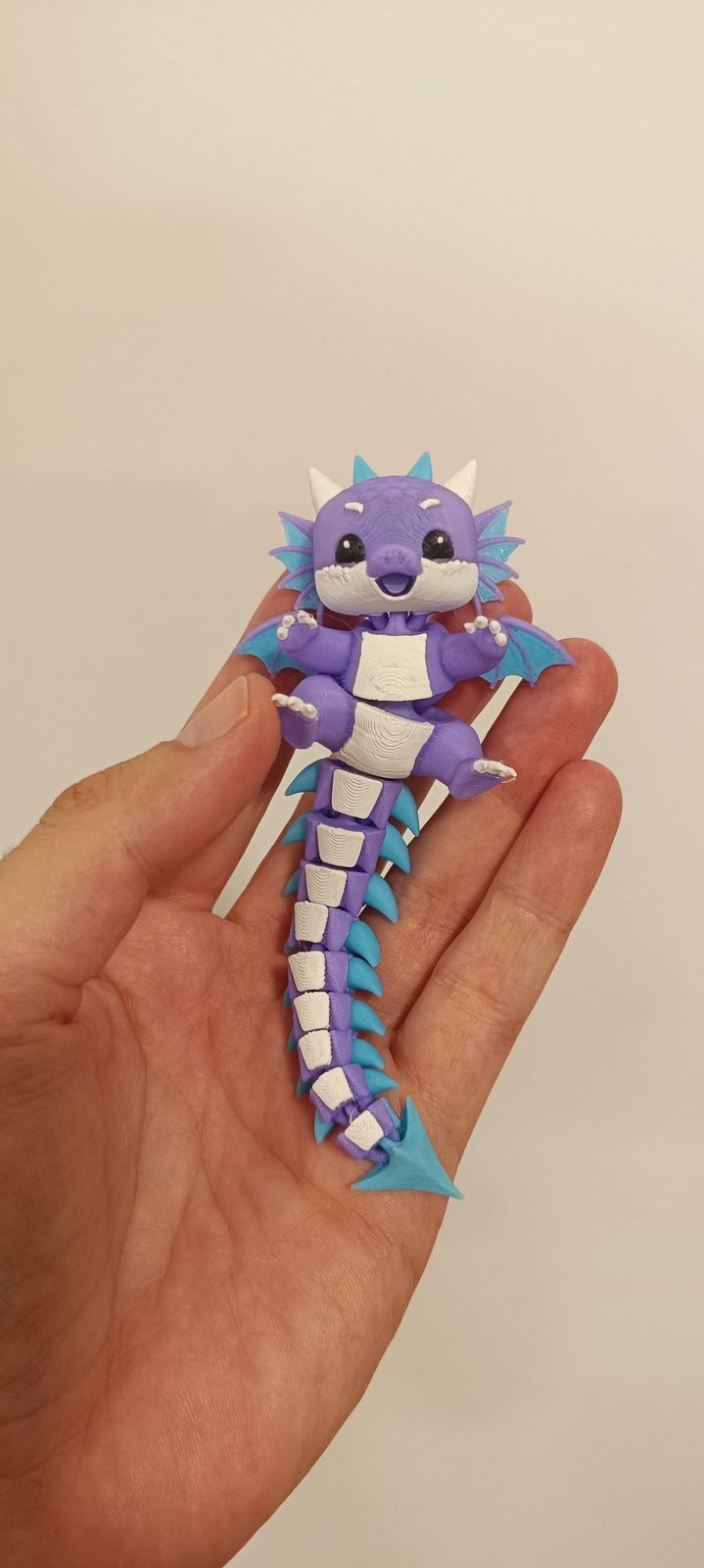 Dragão Articulado Roxo